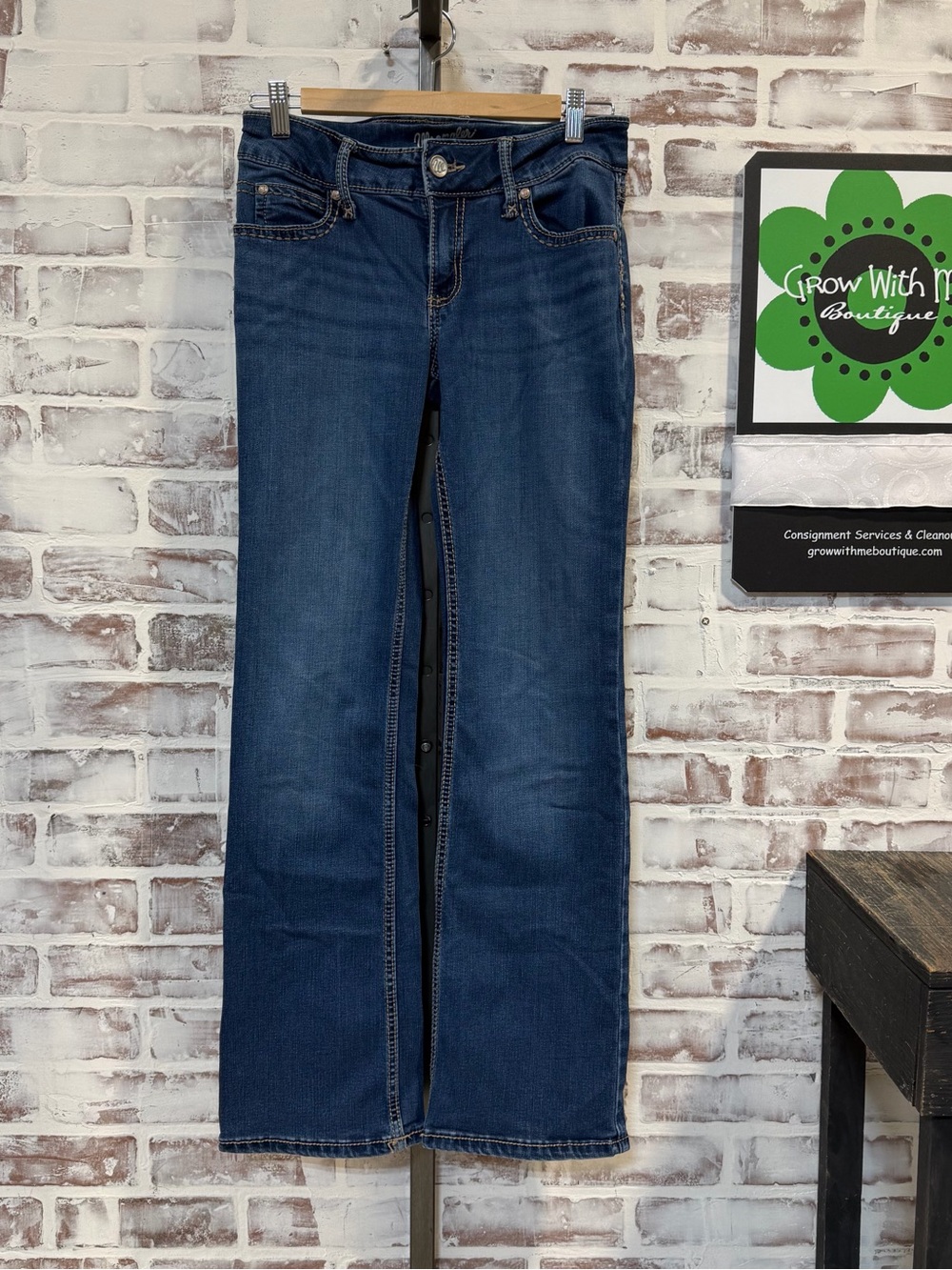 Wrangler Kids Dark Blue Bootcut Jeans